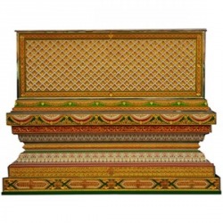 ขายโลงแอร์ติดลายทองพร้อมฐานโลง ลพบุรี 