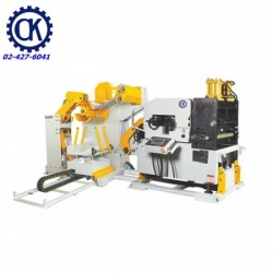 เครื่องคลายม้วนเหล็กแผ่น CK รุ่น 3in1, Uncoiler Straightener Feeder