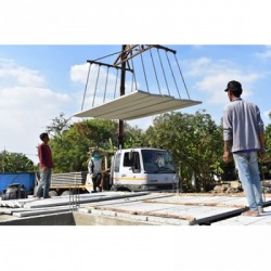 งานผลิต-ส่งแผ่นพื้นสำเร็จรูป