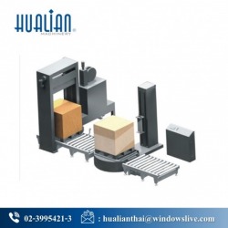 เครื่องพันพาเลทและรัดกล่องอัตโนมัติ