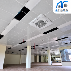 ฝ้าเพดานอลูมิเนียมเจาะรู/แผ่นทึบ (TILE CEILING PERFORATED/SOLID)
