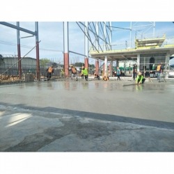 งานเทพื้นคอนกรีต