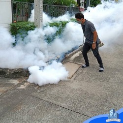 รับพ่นควัน พ่นละอองน้ำ กำจัดยุง บางบัวทอง