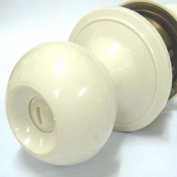 กุญแจลูกบิด PVC - Plastic Lock (AWA-6200-Cream)