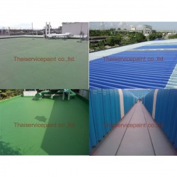 งานเคลือบหลังคา กันรั่ว กันซึม