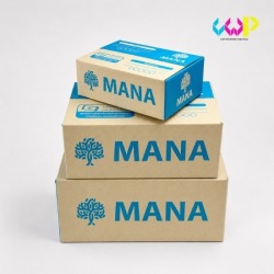 We manufacture custom-printed mail boxes with your brand logo.