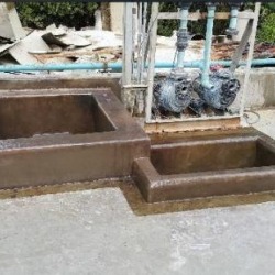 เคลือบผิวด้วยไฟเบอร์กลาส  FRP Coating 