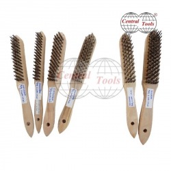 แปรงลวด - ด้ามไม้ Handle Scratch Brush (Wooden Handle)