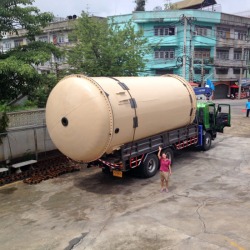 รับเคลือบยางรถบรรทุกเคมี