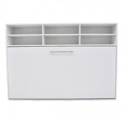 เตียงพับ / Hidden bed รุ่น(i-Smart) / SWB.H90H i-Smart (single size 3ฟุต ) แนวนอน +ชั้นเก็บของ