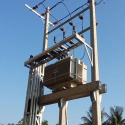 งานติดตั้งหม้อแปลงขนาด 1,600 KVA โครงการ อารียา บางนา