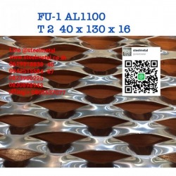 ตะแกรงอลูมิเนียมฉีก FU-1 AL1100