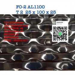 ตะแกรงอลูมิเนียมฉีก FO-2 AL1100