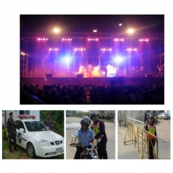 บริการรักษาความปลอดภัยในการนำเที่ยวและงานเลี้ยง