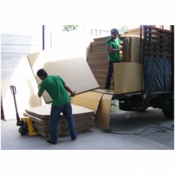 Get a corrugated box.