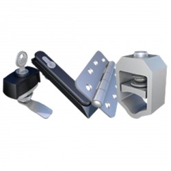 อุปกรณ์ล็อค บานพับประตู Enclosure Hardware