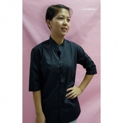 เสื้อเชิ้ตคอจีน แขน 3 ส่วน
