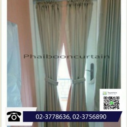 รับติดตั้งผ้าม่านราวกลมรูด