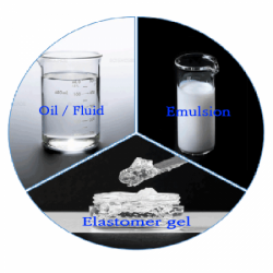 Silicone Fluid, Emulsion and Elastomer 