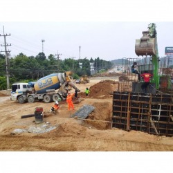 Concrete for stanchion, Chonburi