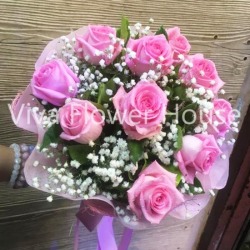 รับจัดช่อดอกไม้กุหลาบ