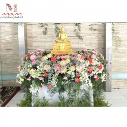 จัดดอกไม้งานพิธีมงคลราคาถูก