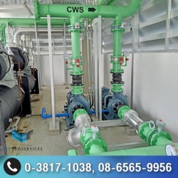 Installation of industrial piping work