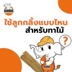 ใช้ลูกกลิ้งแบบไหนทาไม้