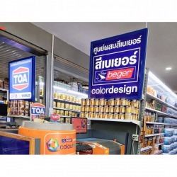 House paint, color mixing center, Kalasin