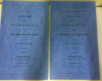 เย็บเล่มพับครึ่งทากาวแบบญี่ปุ่น - ศูนย์ถ่ายเอกสาร - พิมพ์เขียว - บี เอ็ม ซี