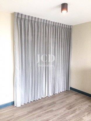 ม่านจีบ (Pleated Curtain) - ร้านผ้าม่าน สุขุมวิท (พระโขนง-เอกมัย) เจ ซี ดี