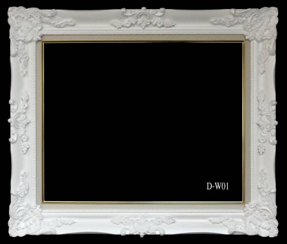 กรอบหลุยส์แบบ C สีขาว - โรงงานผลิตกรอบรูปวิทยาศาสตร์ - ยู พี เรซิ่น แอนด์ เคมีคอล