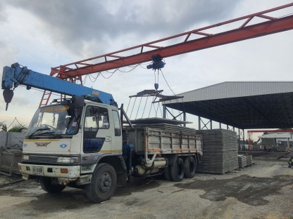 บริการงานคอนกรีต - โรงงานผลิตพื้นท้องเรียบ มาเจริญคอนกรีต