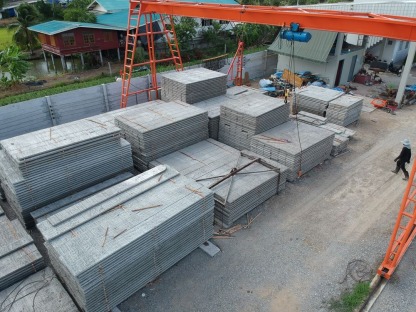 ผลิตพื้นคอนกรีต - โรงงานผลิตพื้นท้องเรียบ มาเจริญคอนกรีต