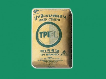 ปูนฉาบ สีเขียว ตรา TPI - ร้านวัสดุก่อสร้างนครปฐม