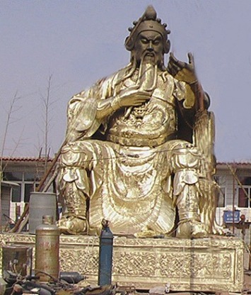 รับหล่อเทพเจ้าจีนทองเหลือง - รับเหมาก่อสร้างศาลเจ้า วัดจีน ศ.พรกิจ