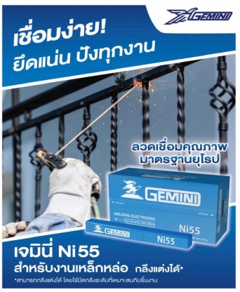 ลวดเชื่อมเจมินี่ GEMINI เชียงใหม่ - ร้านขายอุปกรณ์เครื่องเชื่อม เชียงใหม่