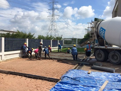 เทพื้นคอนกรีต ระยอง - คัดสรรเซอร์วิส ผู้รับเหมาระบบไฟฟ้าและเครื่องจักรโรงงาน