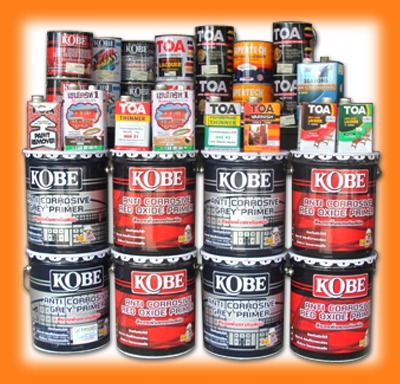 จำหน่ายสีทาบ้าน  - ผลิตภัณฑ์สี TOA KOBE SPERTECH สีน้ำมัน สีพ่นอุตสาหกรรม สีรองพื้น