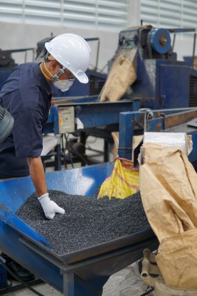 เศษ พีวีซี บด - โรงงานผลิตเม็ดพลาสติก รีไซเคิล