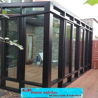 ช่างทำห้องหลังคากระจก - ร้านติดตั้งกระจกอลูมิเนียม นนทบุรี ลัทธพล