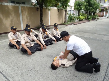 อบรมการกู้ชีพเบื้องต้นสำหรับรปภสมุทรปราการ - อบรมการกู้ชีพเบื้องต้นสำหรับรปภสมุทรปราการ