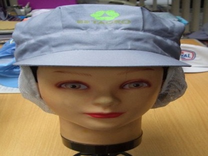 หมวก - หมวกแปดเหลี่ยมตาข่ายท้ายทอย