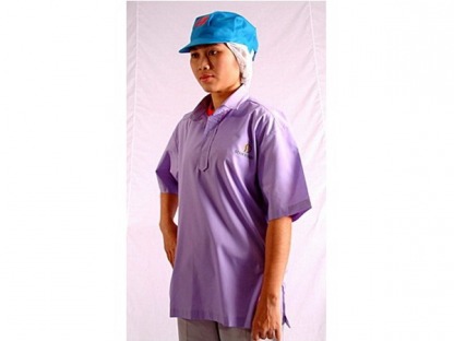 ตัดเสื้อ - <p>เสื้อคอโปโลแขนสั้นติดเมจิกเทปชายผ่าข้าง2ข้าง</p>
