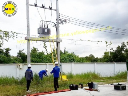 ตรวจสอบระบบไฟฟ้าแรงสูง ชลบุรี - ติดตั้งเครนโรงงาน - มั่นคงเครน ซัพพลาย แอนด์เซอร์วิส