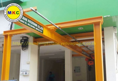 Jib Crane ชลบุรี - ติดตั้งเครนโรงงาน - มั่นคงเครน ซัพพลาย แอนด์เซอร์วิส