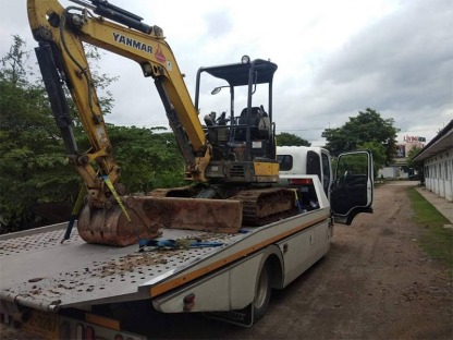 แนะนำร้านยกรถแบคโฮนครปฐม 24 ชั่วโมง - รถยกศาลายา อินโนเวทสไลด์คาร์