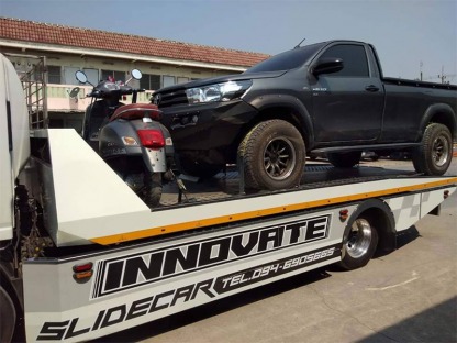 เรียกรกสไลด์ยกรถเครื่อง รถมอเตอร์ไซต์ รถยนต์ นครปฐม - รถยกศาลายา อินโนเวทสไลด์คาร์