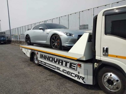 หาร้านยกรถนครปฐม เรียกรถยก 24 ชั่วโมง - รถยกศาลายา อินโนเวทสไลด์คาร์