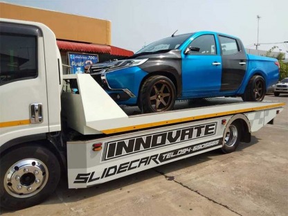 รถสไลด์ออนนครปฐม บริการ 24 ชม. ย้ายรถเสีย - รถยกศาลายา อินโนเวทสไลด์คาร์